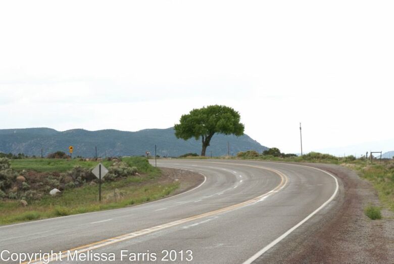 the road to Taos